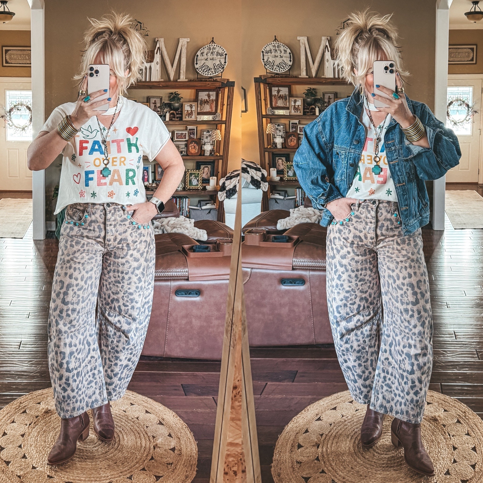 Love to do this to a tee. I’ve only done this one other time but it’s so cute! 

•My tee is @therustyrose save with code MANDIE15 
Link is here👇🏼
https://collabs.shop/1bcyoh

•My necklace is @Three Bird Nest save with code MANDIE20MAULDIN 