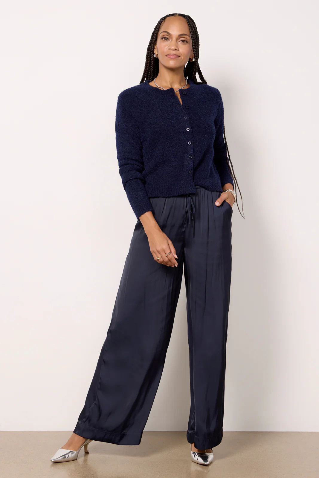 Evelyn Satin Pant | Evereve
