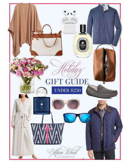 Gift Guide under $250

Camel poncho, overnight bag, AirPods, men’s 1/2 zip, travel shoe bag, slippers, quilted Peter Millar coat, Maui Jim sunglasses, Barrington Gifts tote, perfume, Barefoot Dreams robe. 

Plus some items on sale! 

#LTKGiftGuide #LTKsalealert #LTKHoliday