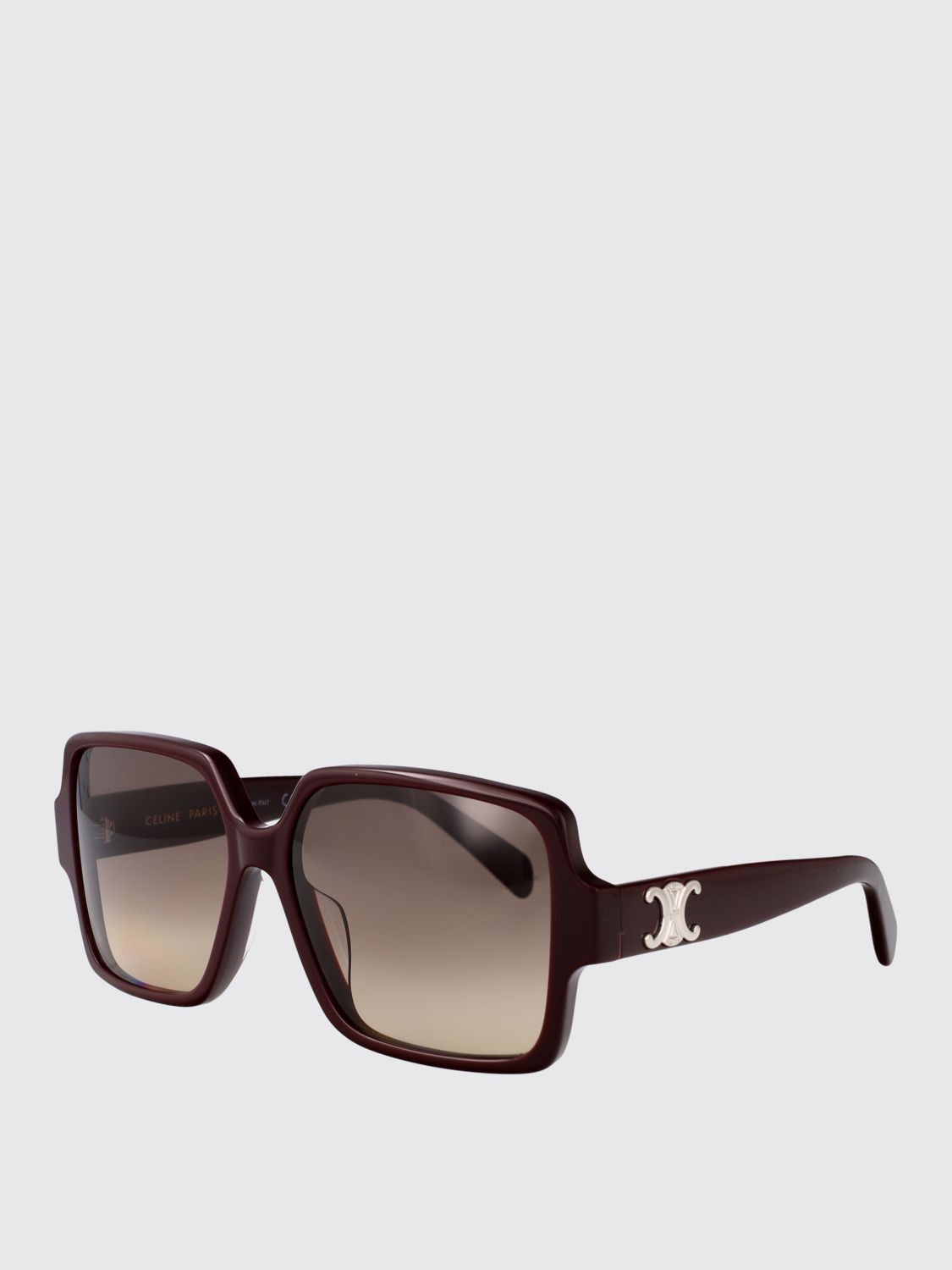 Sunglasses CELINE Woman color Burgundy | Giglio.com - Global Italian fashion boutique