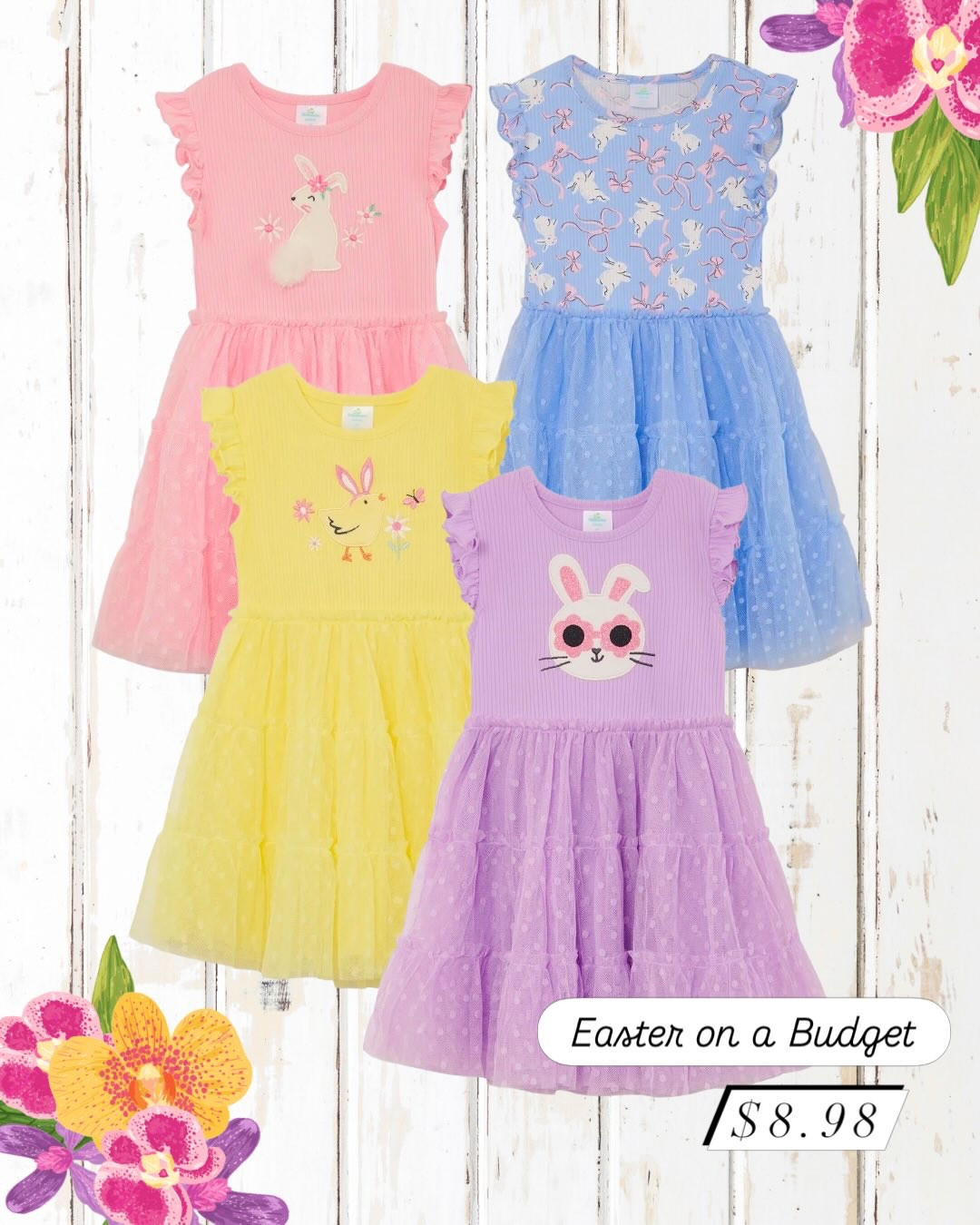 Easter dresses on a budget 🐰🌸

These adorable toddler girl Easter dresses from Walmart are only $8.98 and the tulle skirts make them extra twirly and perfect for spring. 💕 From egg hunts to Easter brunch, these are the sweetest little dresses without the big price tag.

Cute, festive, and budget-friendly — a win for moms! 🐣✨



#EasterDresses #EasterOnABudget #WalmartFinds #ToddlerStyle #GirlsSpringStyle EasterOutfits MomFinds AffordableFashion BudgetFriendly KidsStyle SpringFashion MomLife EasterInspo

#LTKSeasonal #LTKKids #LTKSpringSale
