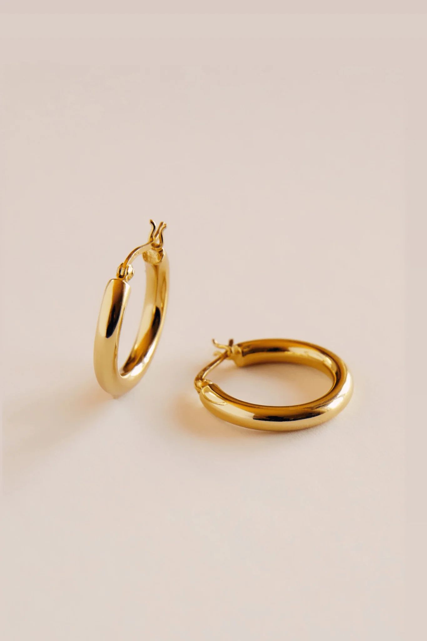 Eshe Everyday Earrings - Recycled Silver Gold Plated | Pretty Lavish (UK)