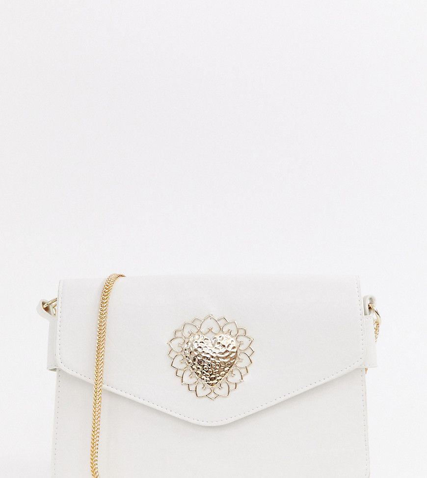 Glamorous white envelope cross body bag | ASOS UK