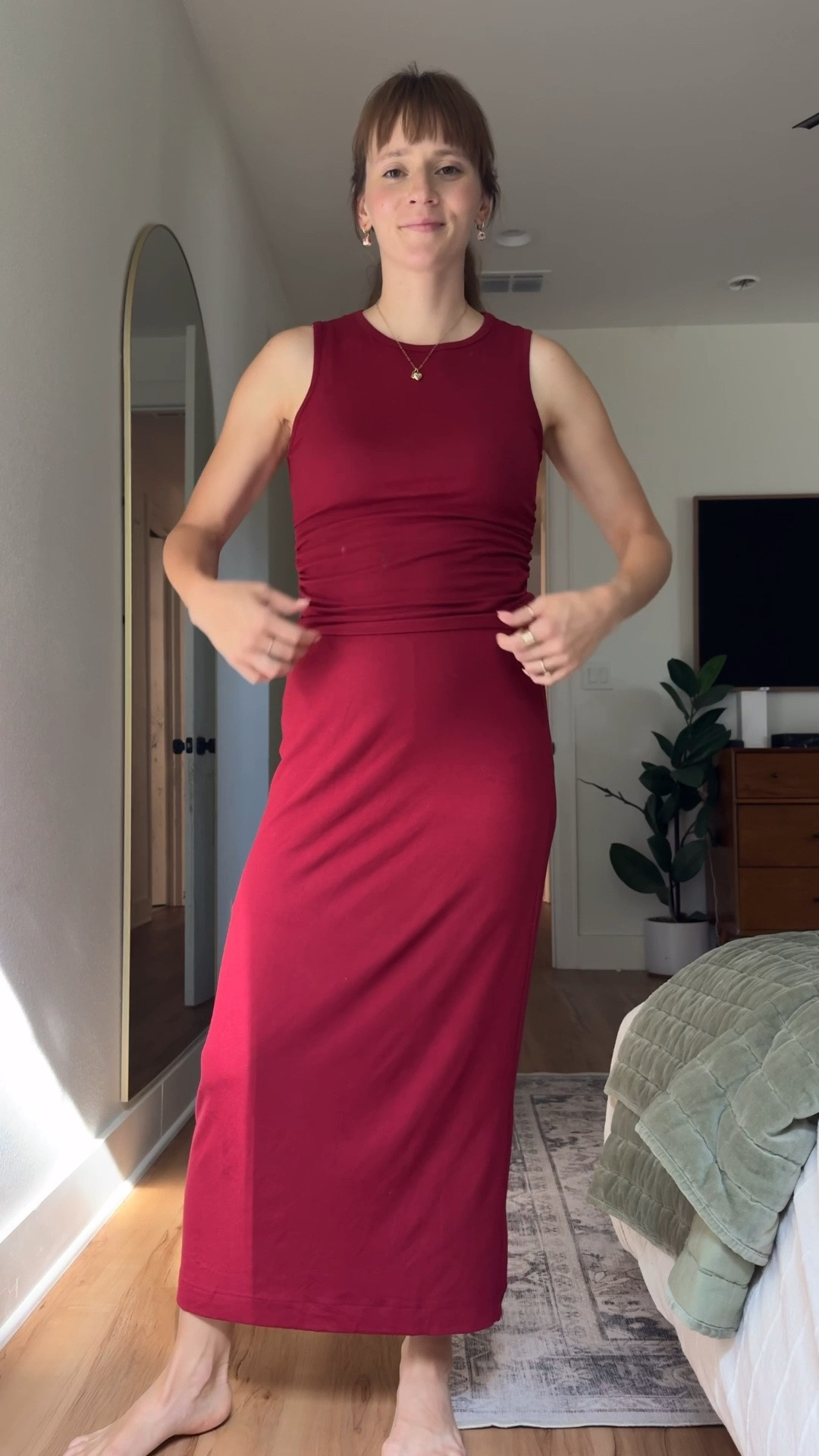 Available in several colors ♥️ I’m wearing a size small. Nursing friendly and stretchy for a bump