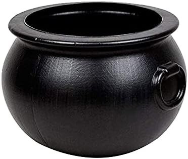 PMU Halloween Cauldron - Blow Mold Plastic Party Accessory - Candy Holder for Kids - Halloween Pa... | Amazon (US)