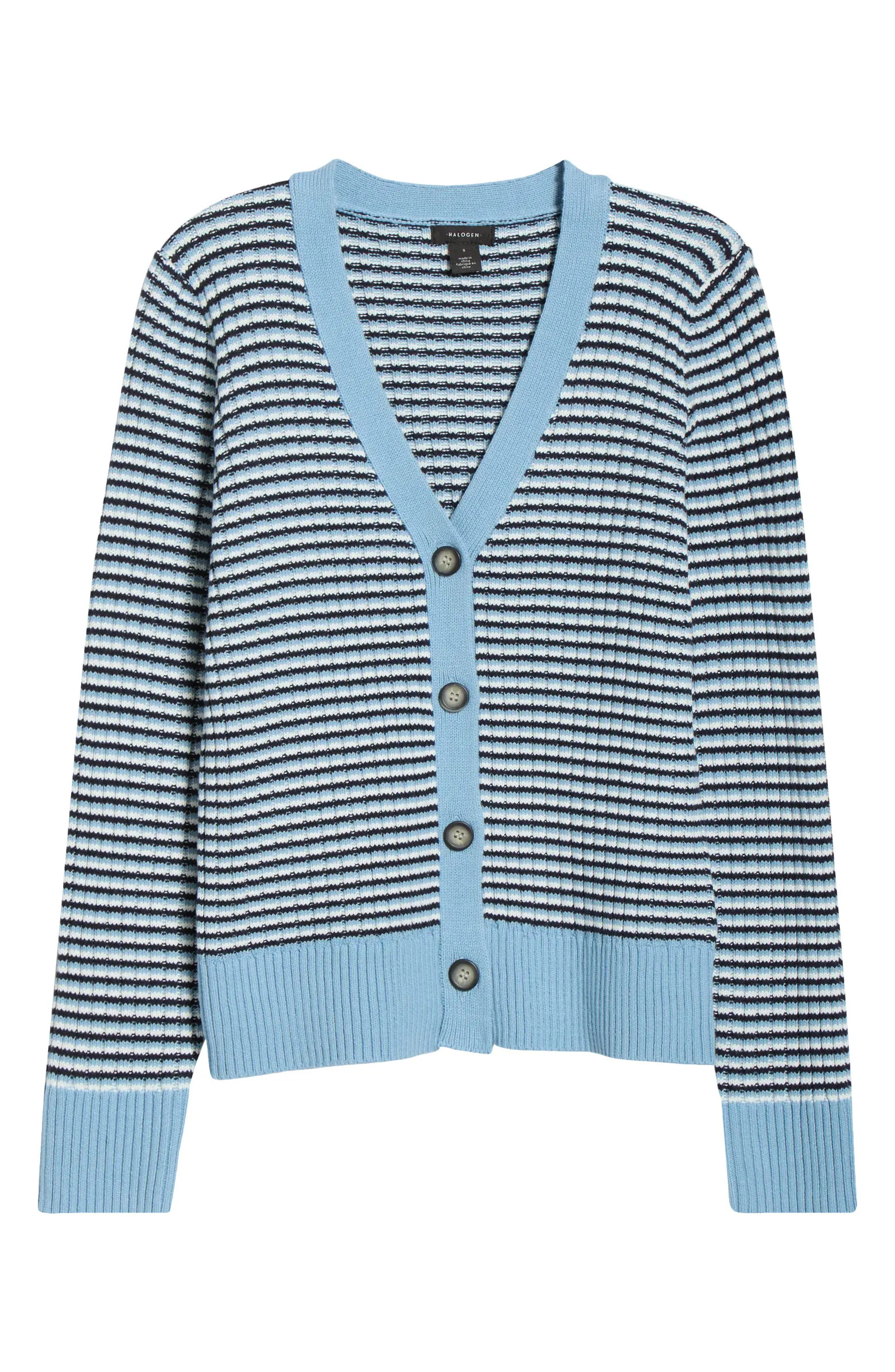 Stripe V-Neck Cardigan | Nordstrom