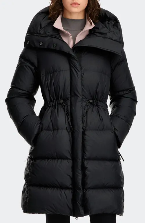 Canada Goose Montgomery Tonal Label 750 Fill Power Down Coat in Black at Nordstrom, Size X-Large | Nordstrom