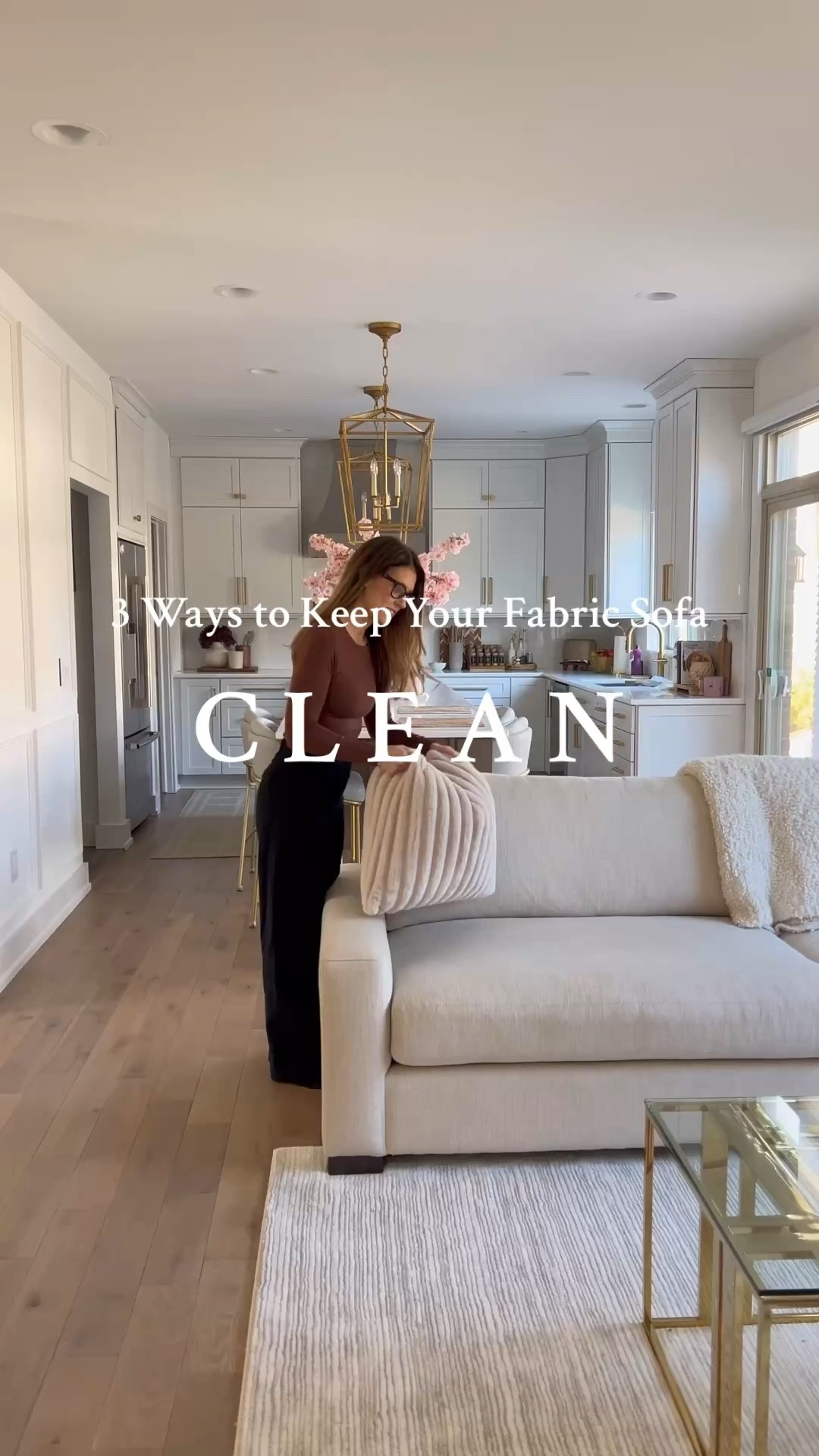 Keep your fabric sofa clean with this cleaning routine. So satisfying and ensures the fabric is clean. 🧽 

#LTKSpringSale #LTKHome #LTKmomlife