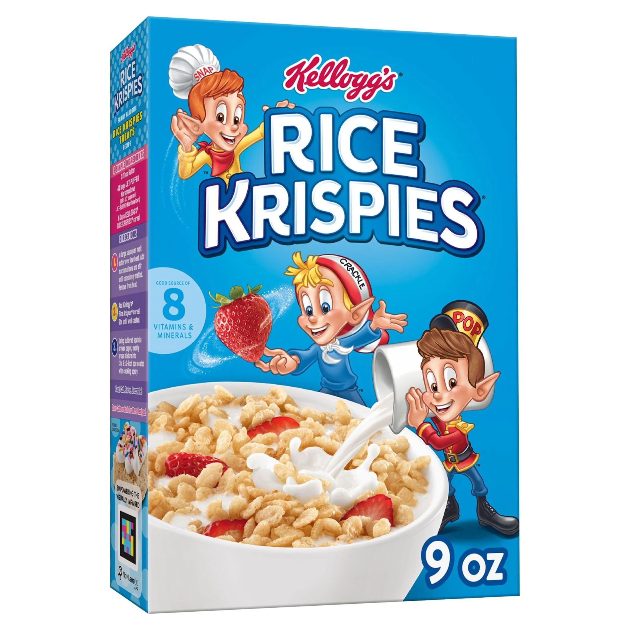 Kellogg's Rice Krispies Original Breakfast Cereal, 9 oz Box | Walmart (US)
