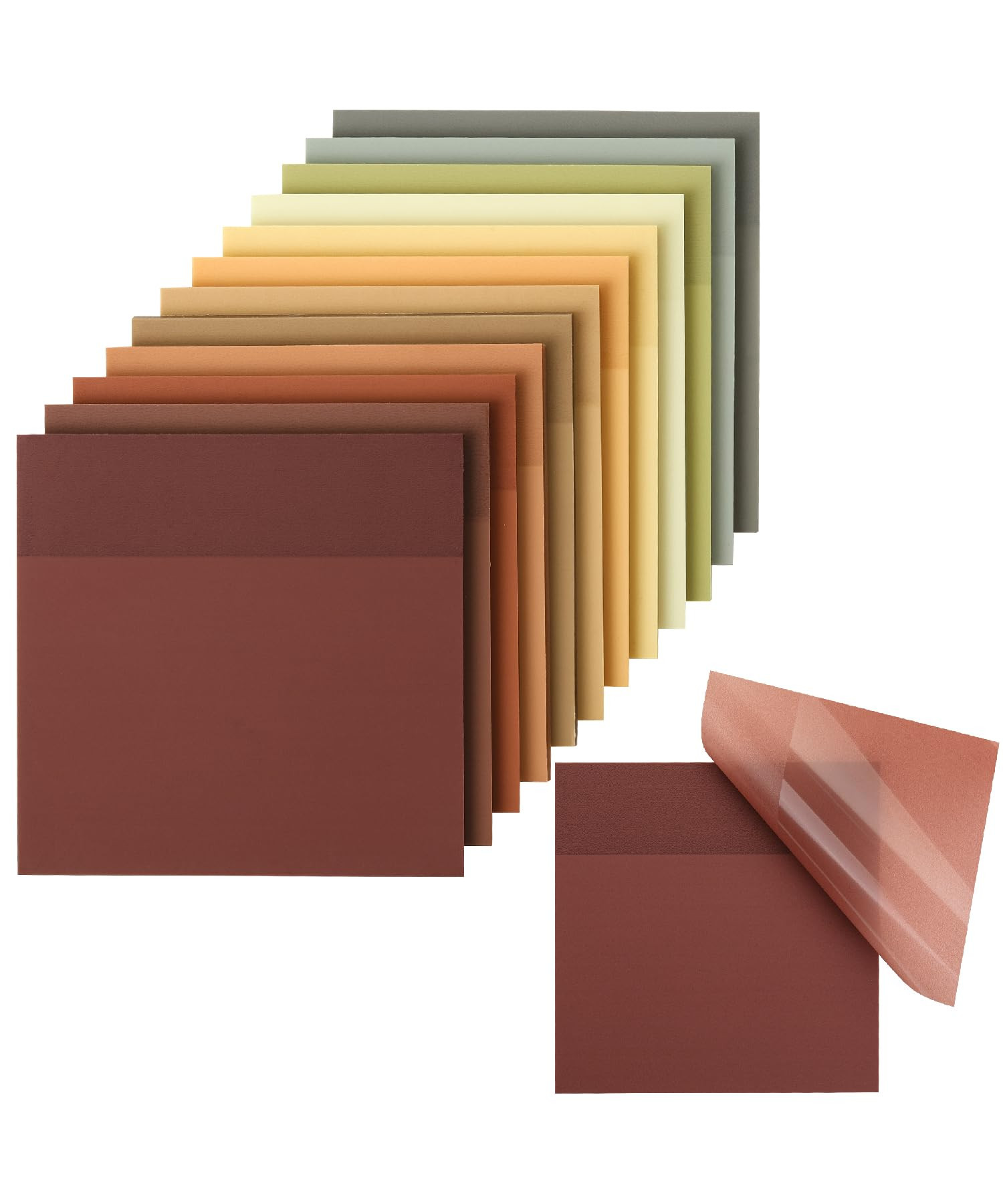 Mr. Pen- Transparent Sticky Notes, 3”x3”, 12 Pads, 600 Sheets, Fall Foliage See Through Stick... | Amazon (US)