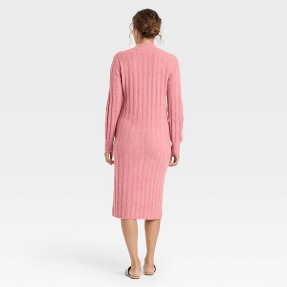 Women's Long Sleeve Ribbed Knit Sweater Dress - A New Day™ | Target