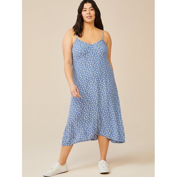 Free Assembly Women's Slip Dress | Walmart (US)