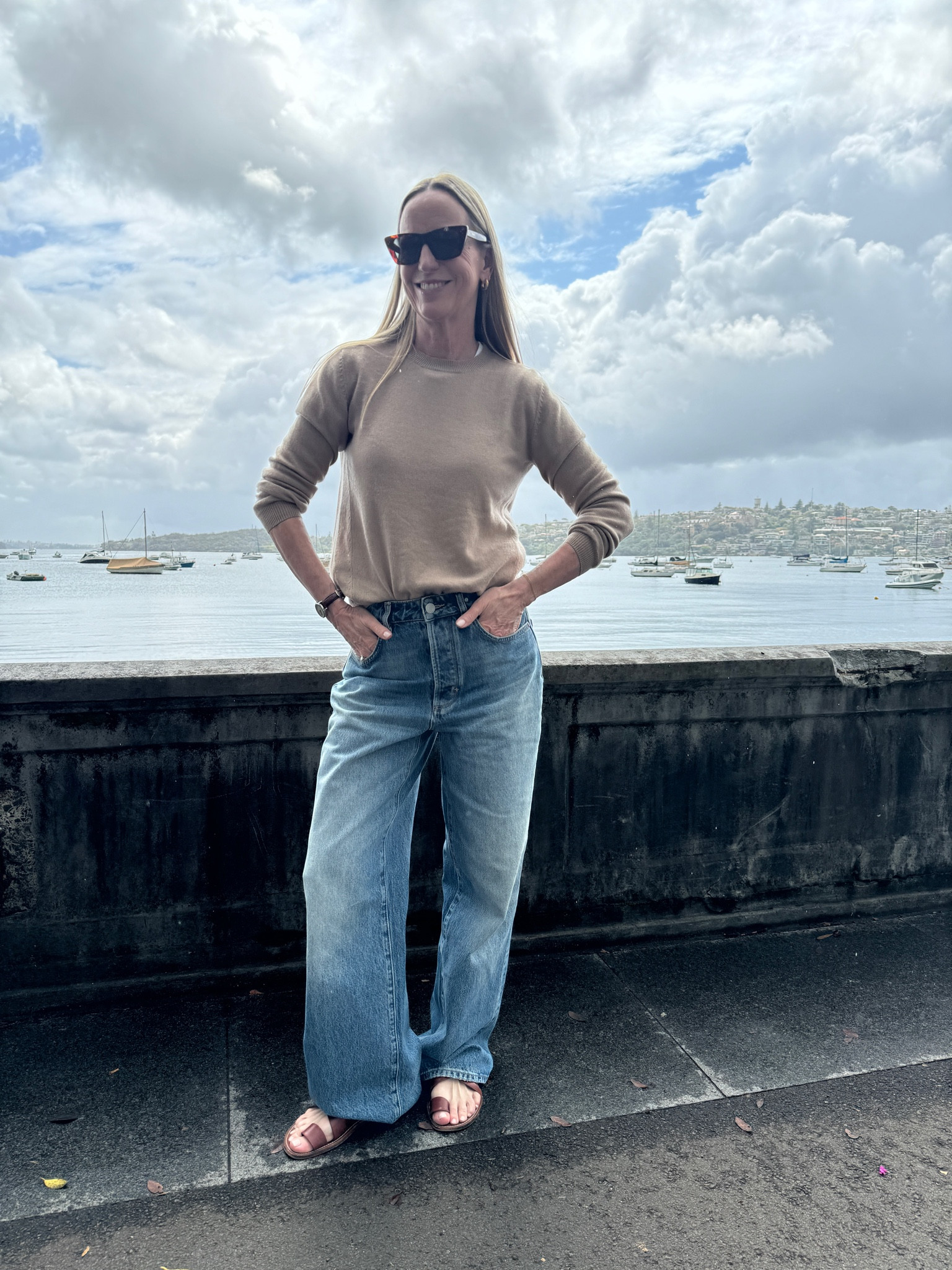 Love these jeans from Neuw Denim. They’ve a loose (ie very comfortable) leg and there’s no elastin (so they don’t cling to your lumpy bits!). I think the colour in these is Arizona and I had to size down. 
