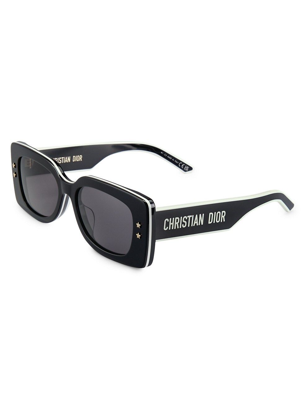 DiorPacific 53MM Rectangular Sunglasses | Saks Fifth Avenue