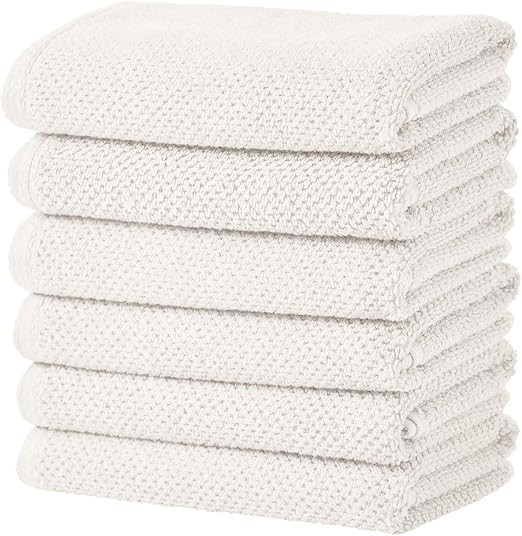 Great Bay Home 100% Cotton 6 Pack 26x16 Hand Towel Set - Absorbent, Quick-Drying, Durable Towels ... | Amazon (US)