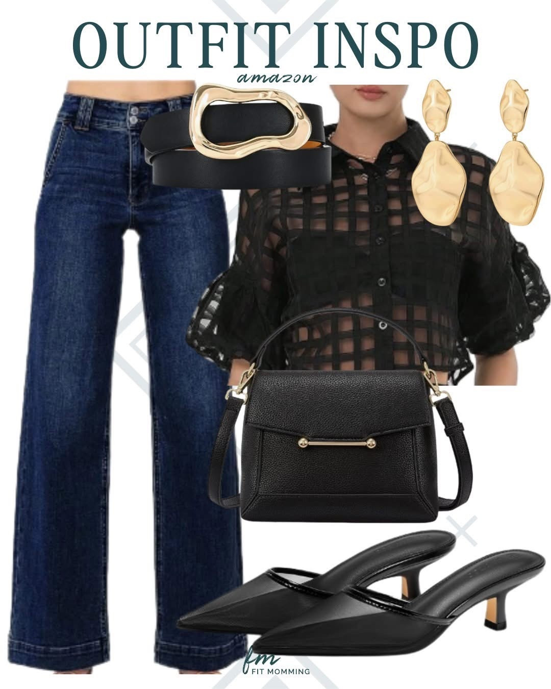 Loving this textured top — it’s giving date night vibes 🖤 

 