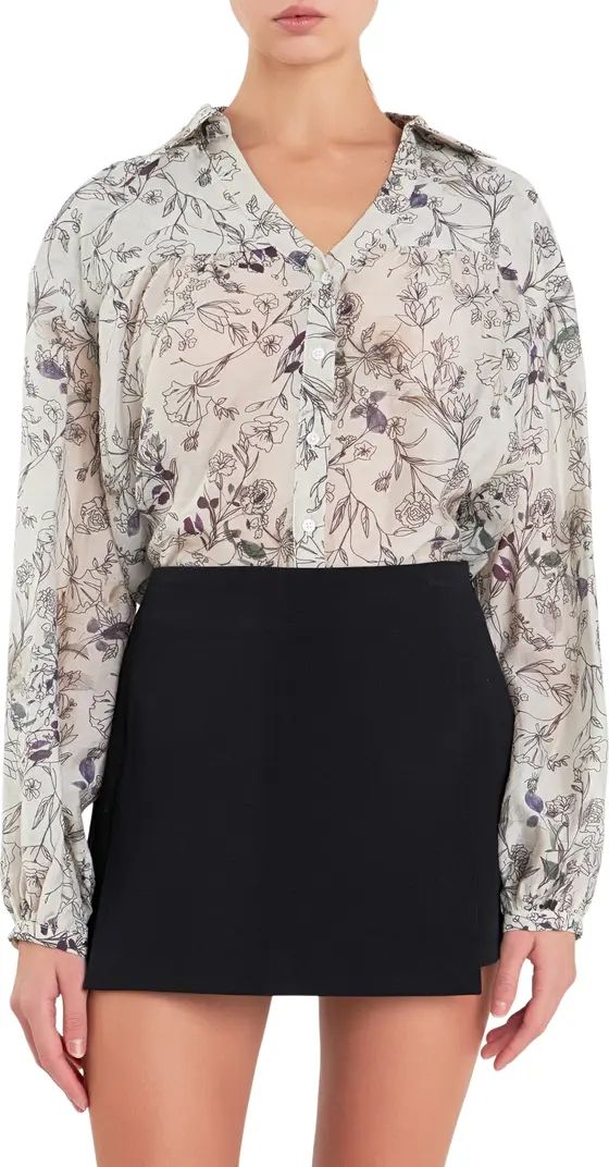 Abstract Floral Shirt | Nordstrom