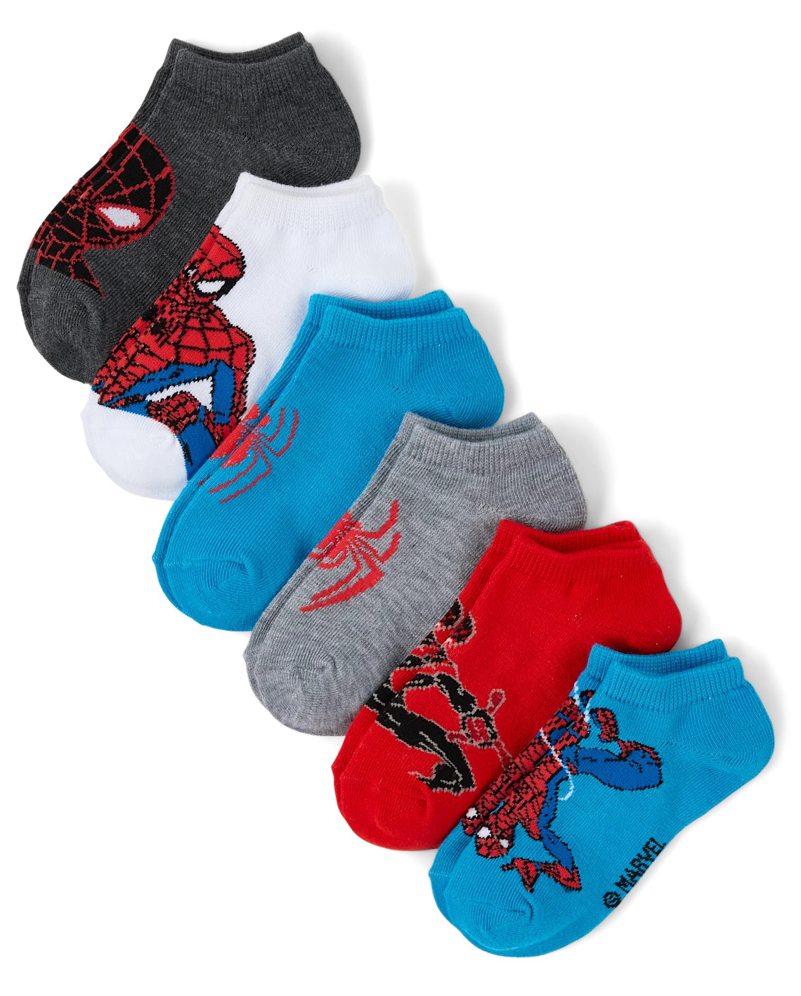 Boys Spider-Man™ Ankle Socks 6-Pack - multi | The Children's Place