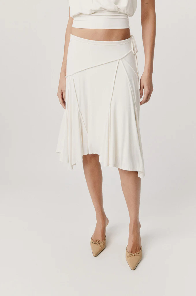 Sharni Skirt | Off White | With Jean (US)