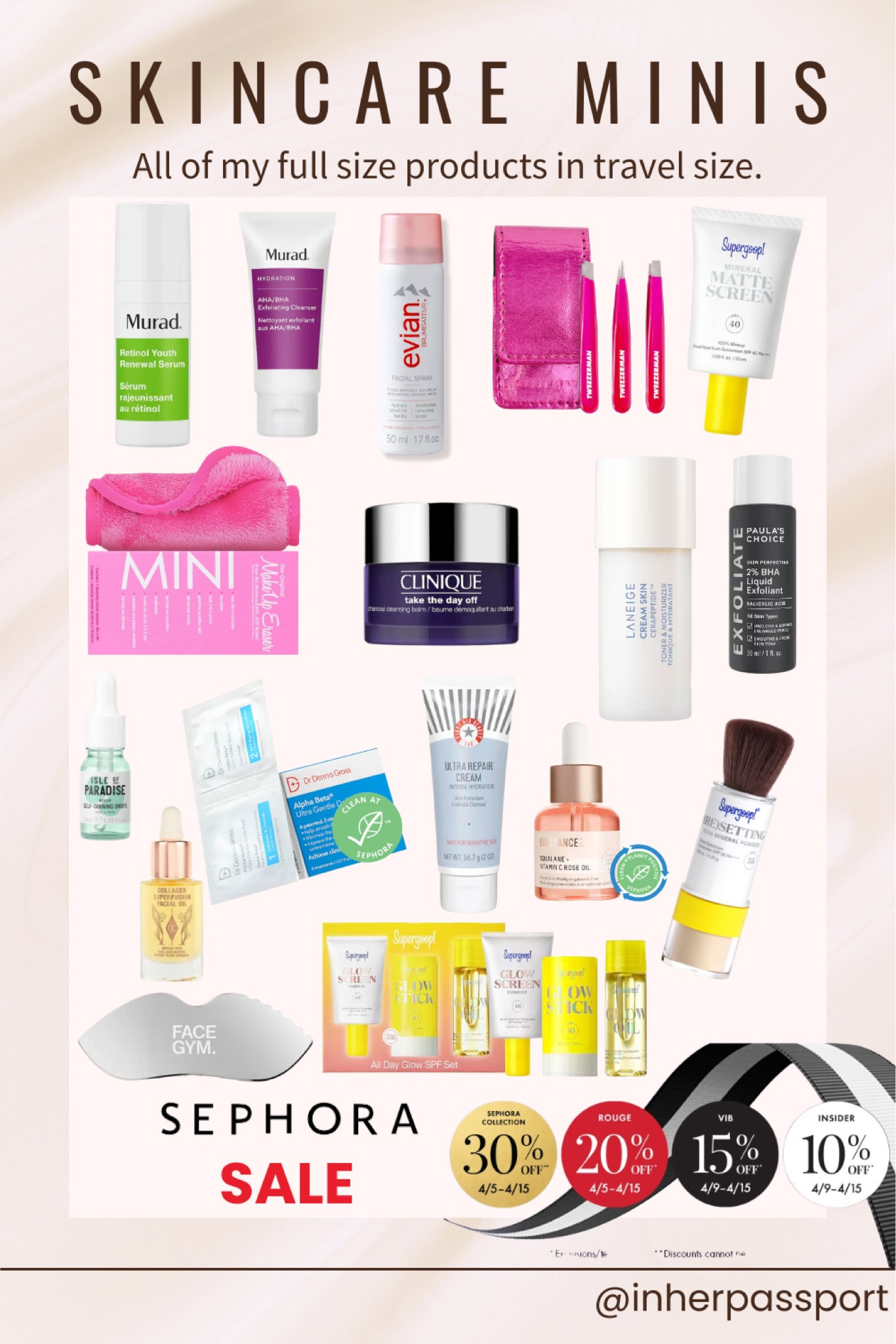 Use the Sephora Sale to secure your minis for your upcoming summer travel!

Skincare minis, evening makeup, day makeup, travel, sunscreen, travel makeup, makeup mini, hair care, shower minis, toiletries, top picks, pack with me, Europe, vacation, cruise

#LTKsalealert #LTKxSephora #LTKtravel