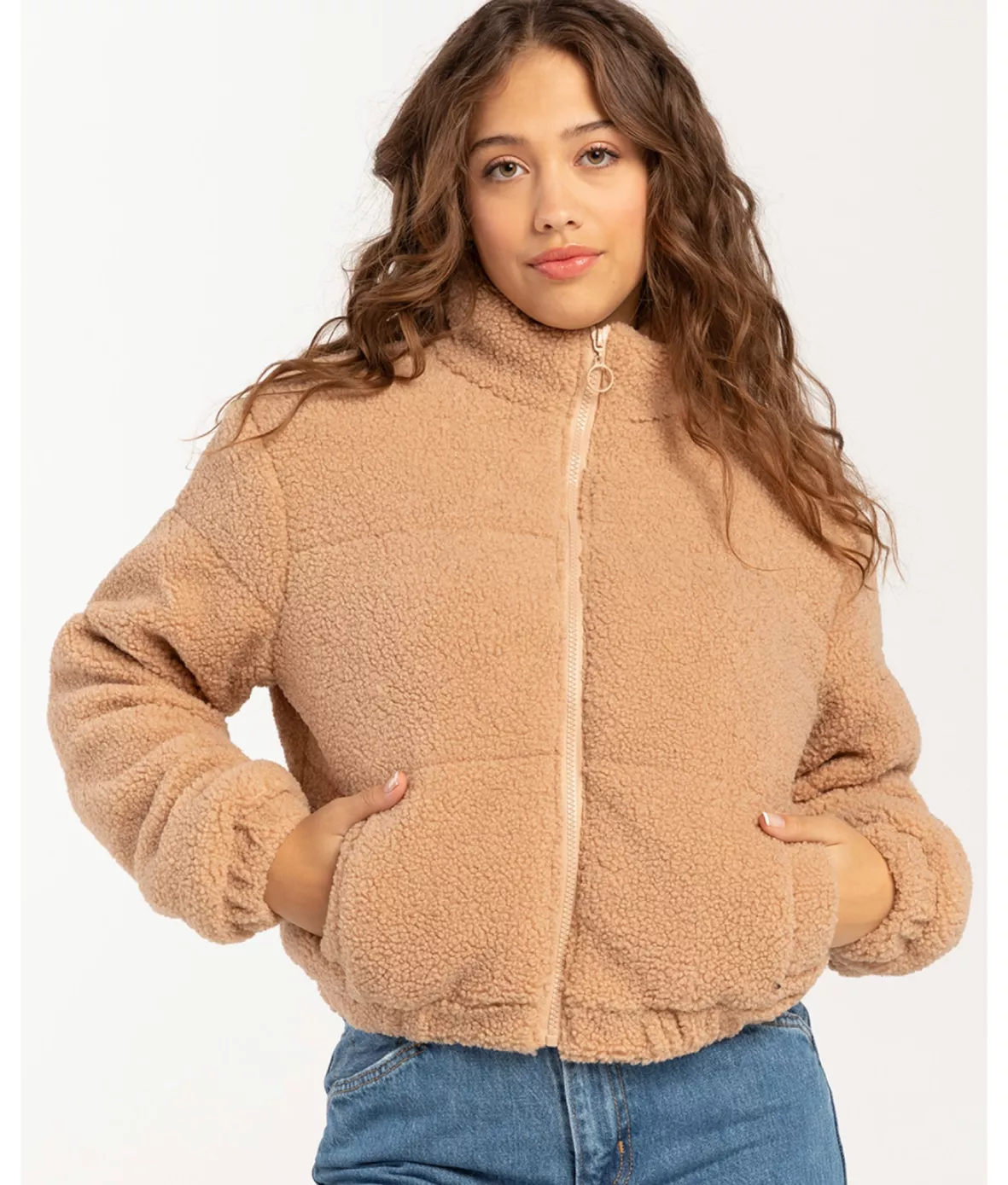 RSQ Womens Sherpa Puffer Jacket curated on LTK