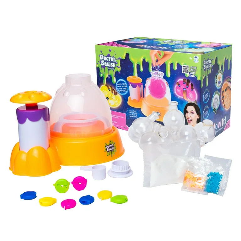 Doctor Squish Squishy Maker Station, Glow It! Neon Edition, Squish Slime Maker - Walmart.com | Walmart (US)