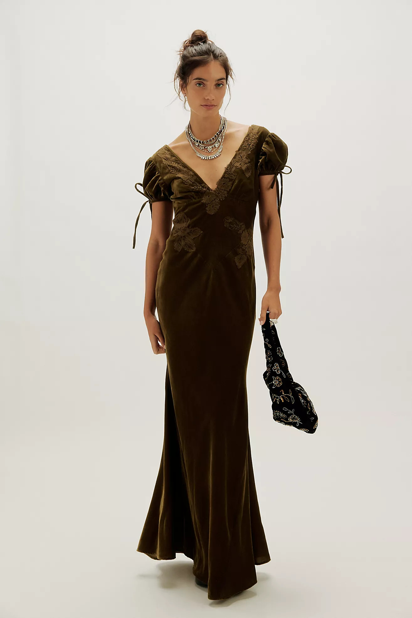 Nigel Preston Velvet Maxi Dress | Free People (Global - UK&FR Excluded)