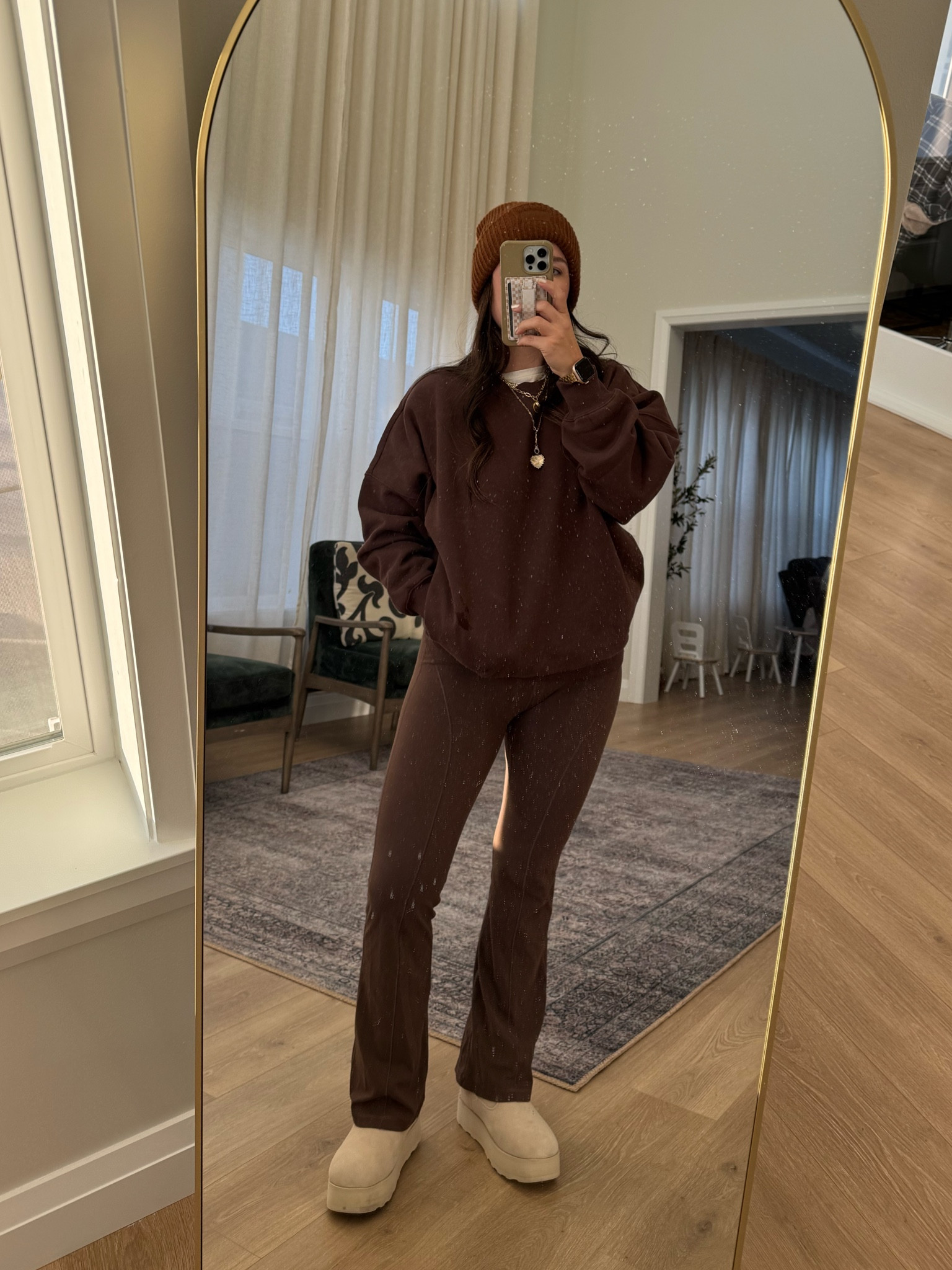 Comfy on comfy on this cozy day