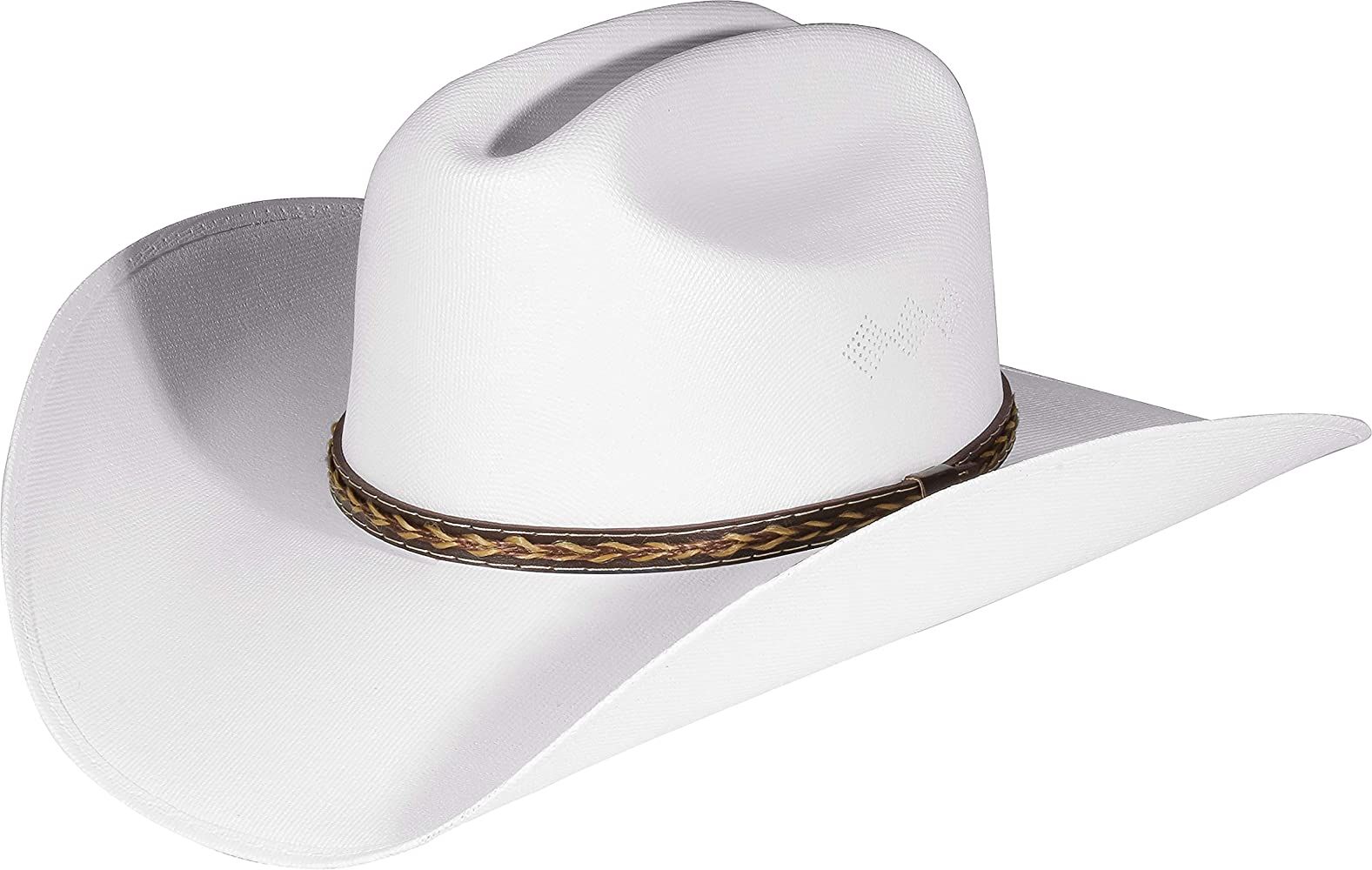 Western Cowboy & Cowgirl Hat Pinch Front Wide Brim Style | Amazon (US)