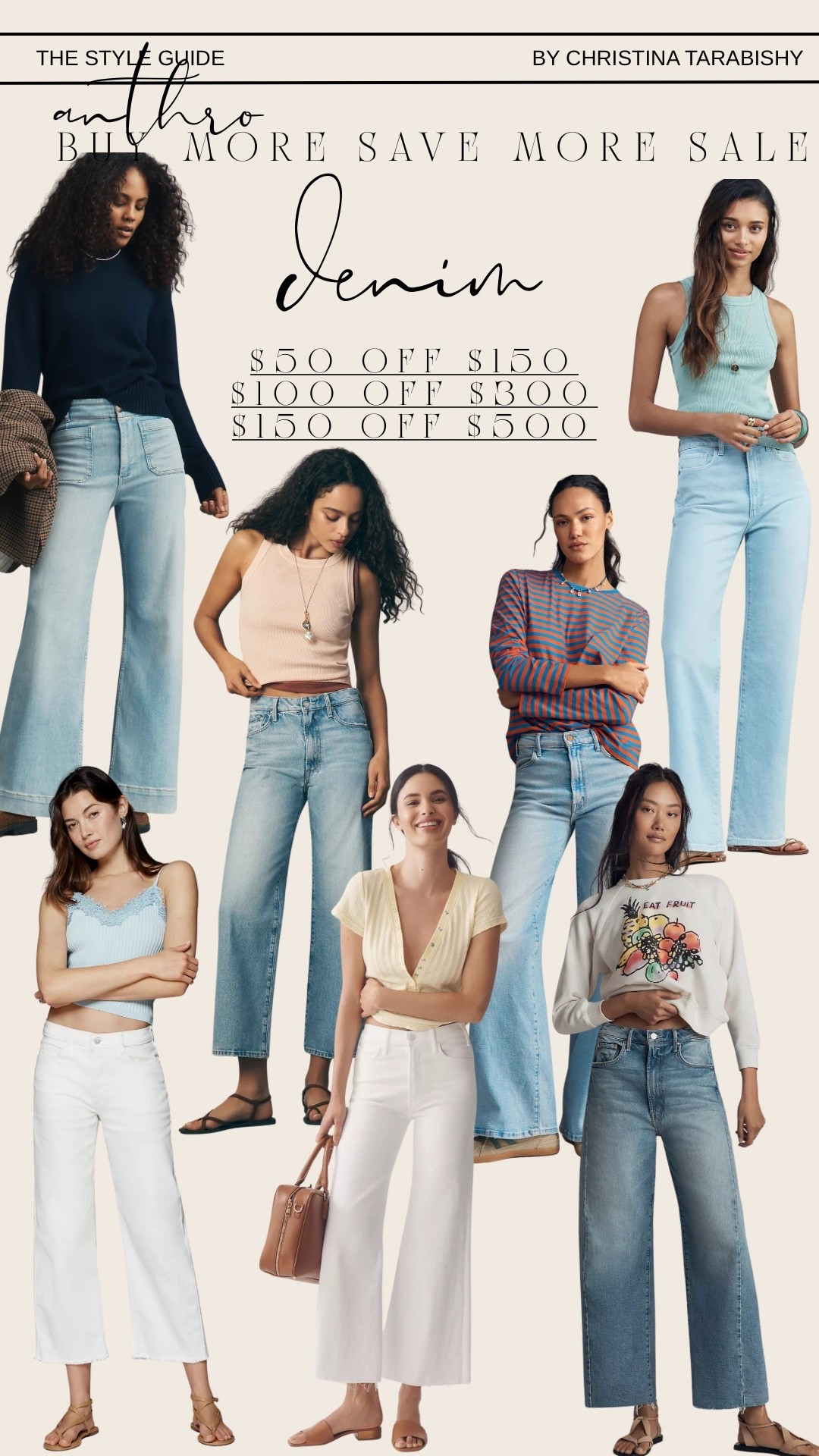 @Anthropologie Denim Buy More Save More Event!

#LTKSaleAlert #LTKOver40 #LTKootd
