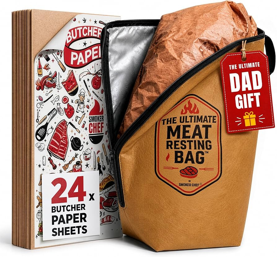 The Ultimate Meat Resting Bag\u2122 - 21" Brown Heavy-Duty Insulated BBQ Blanket for Resting Meat... | Amazon (US)