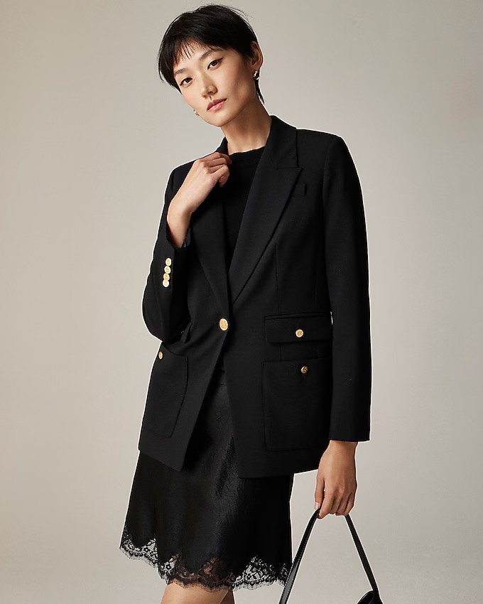 Vivienne blazer in Italian bi-stretch wool blend | J. Crew US