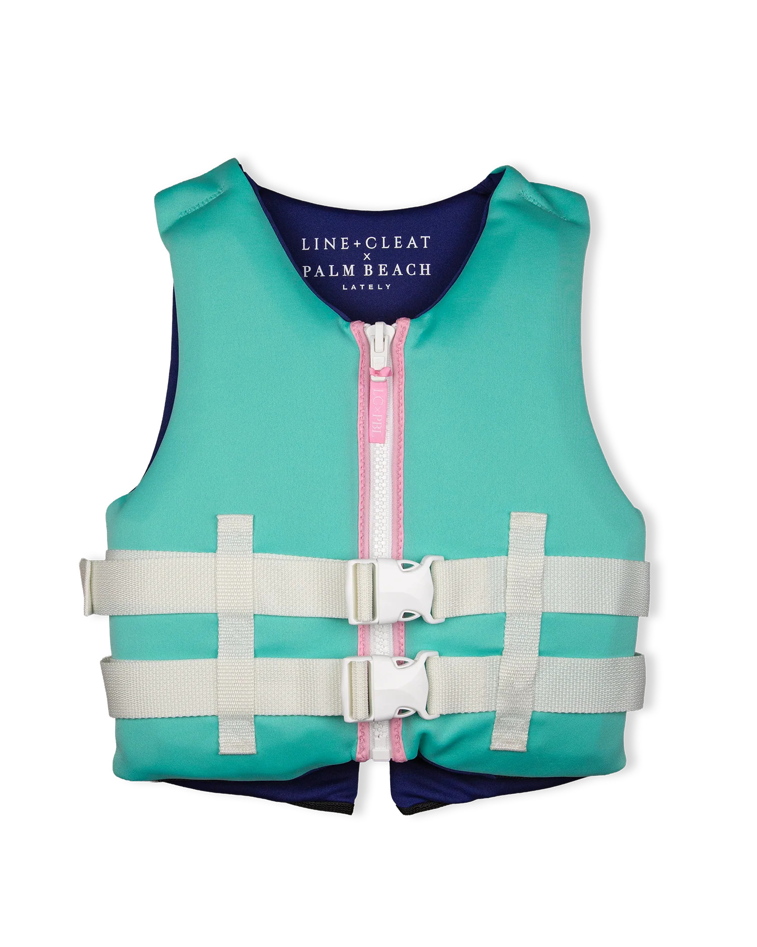 LC x PBL Green USCG Life Jacket (50-90lbs) | Line + Cleat