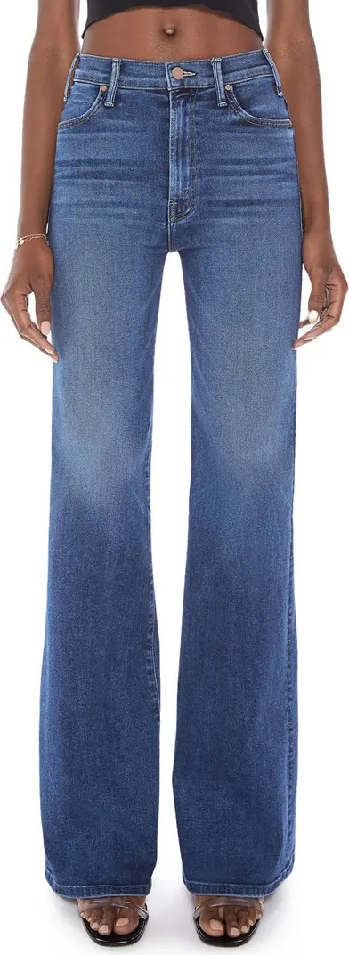 MOTHER The Hustler Roller Heel High Waist Wide Leg Jeans | Nordstrom | Nordstrom