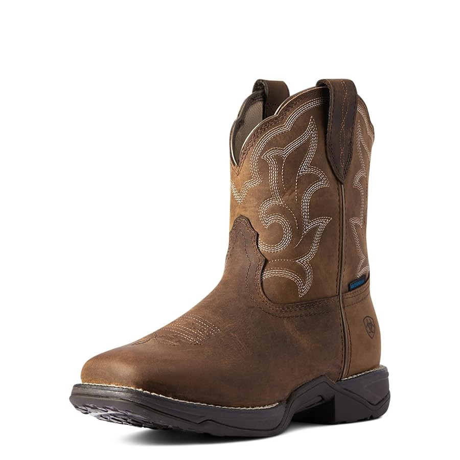 Ariat Women's Anthem Shortie II Waterproof Western Boot | Amazon (US)