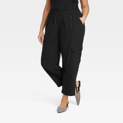 Women's High-Rise Ankle Cargo Pants - A New Day™ | Target