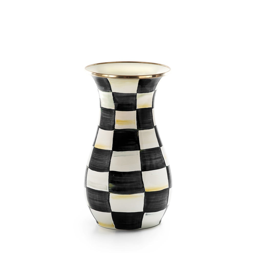 Courtly Check Tall Vase | MacKenzie-Childs
