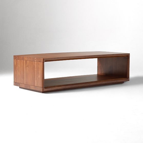 Calla coffee table, cool walnut, 58 inch