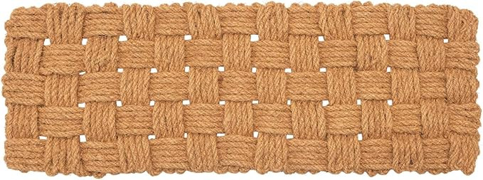 Creative Co-Op Woven Natural Coir Sailor's Knot Double Doormat, 48" L x 16" W x 1" H | Amazon (US)