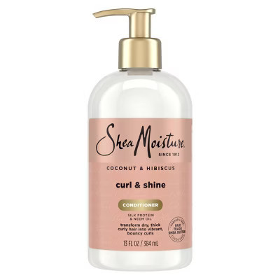 SheaMoisture Coconut and Hibiscus Curl & Shine Conditioner - 13 fl oz | Target