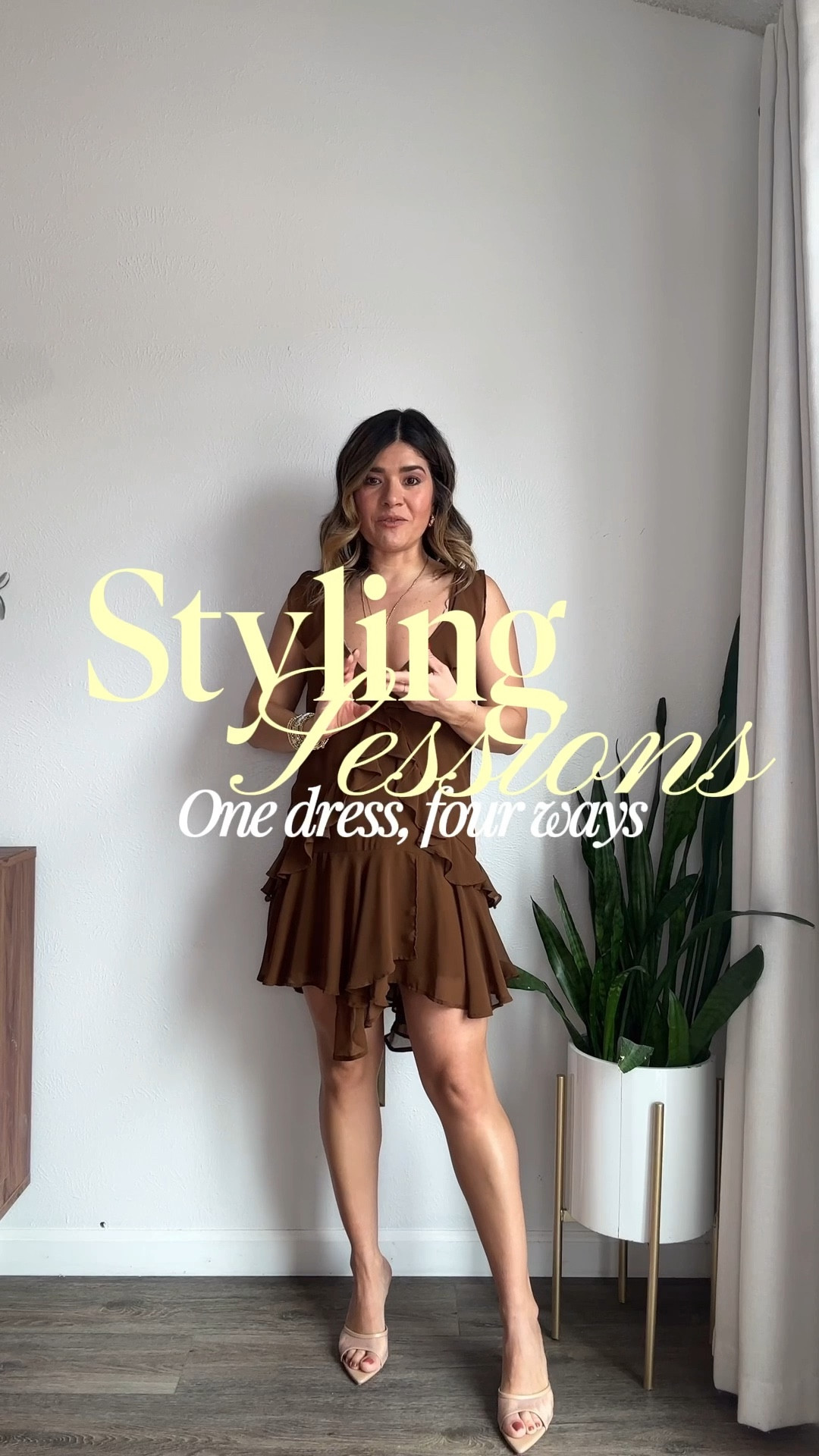 Styling sessions!! This dress is so good and versatile! So easy to style into different looks ! Which one did you like the most?! 
Dress runs tts, wearing size xs


#LTKSeasonal #LTKMothersDay #LTKootd