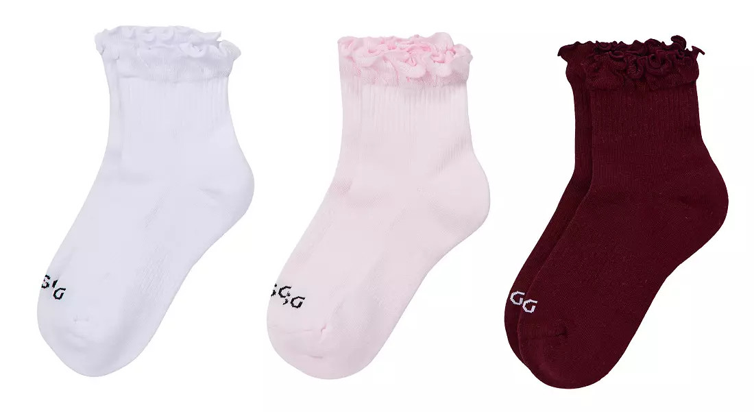 DSG Ruffle Socks 3-Pack | DICK'S Sporting Goods