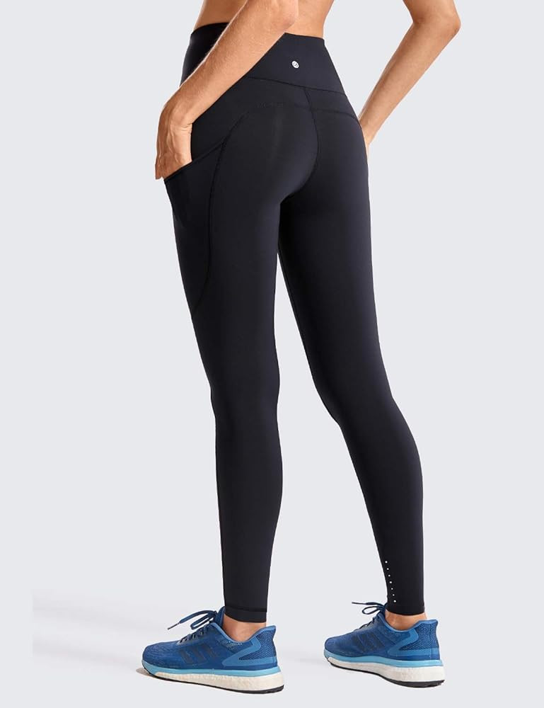 CRZ YOGA Women's Breathable Luxury Naked Feeling High Waisted Yoga Pants with Pockets Athletic Le... | Amazon (US)