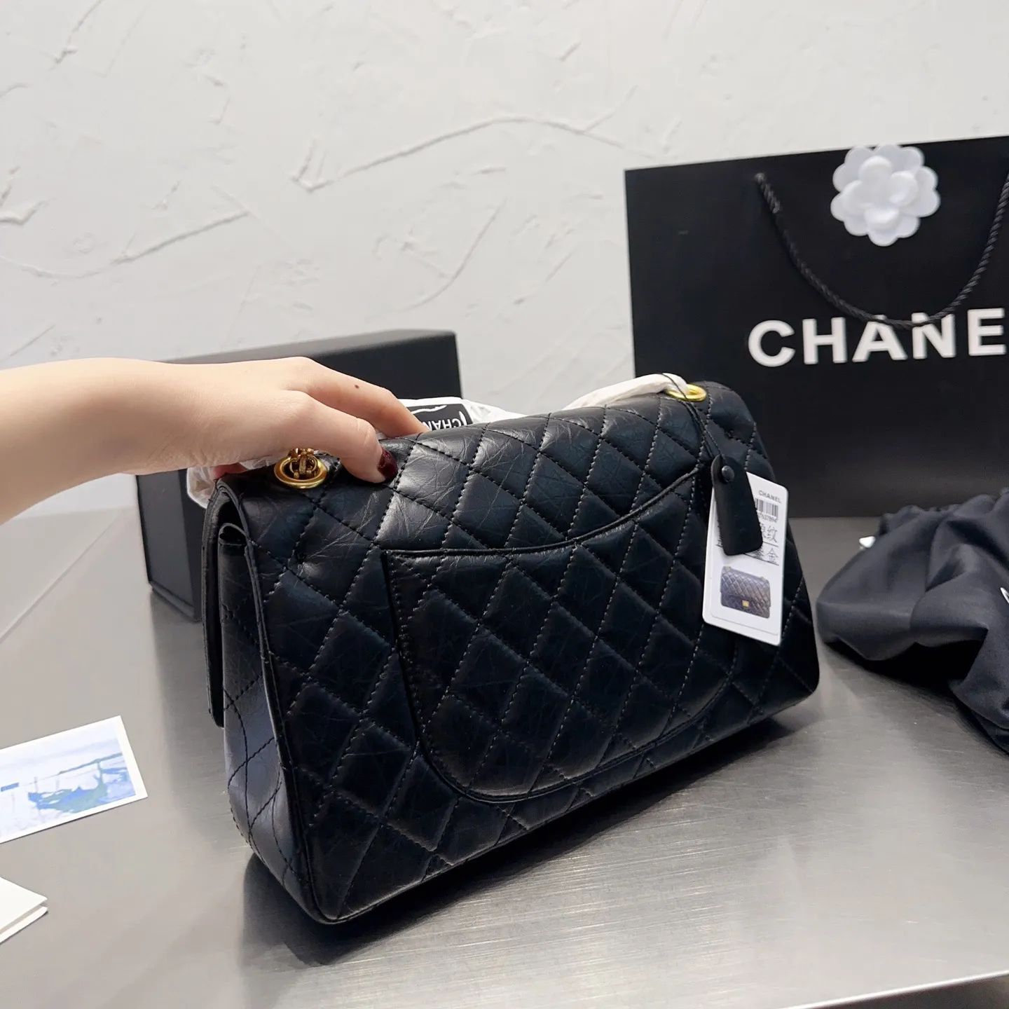 Chanel Classic 2.55 Double Flap Bags 524477 Designers Large Capacity Handbags 25/28CM | DHGate
