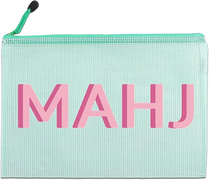 Mahjong Tile Bag Empty American Mahjong Bag with Zipper Mahjong Accessories Gifts for MAHJ Lover ... | Amazon (US)