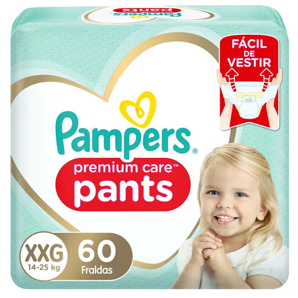 Fralda Pampers Pants Premium Care Tamanho Xxg Com 60 Unidades - Pague Menos | Medicamentos e Mani... | Pague Menos BR