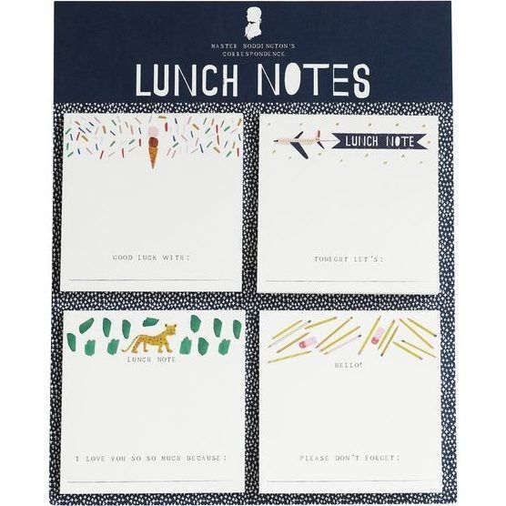 Set of 4 Notepads, Lunch Notes | Maisonette