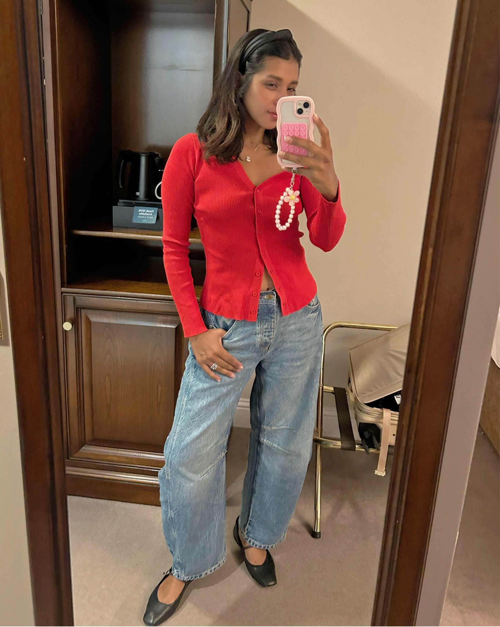 Bright red for the first day in Ireland 🇮🇪 

#LTKOver40 #LTKTravel #LTKStyleTip