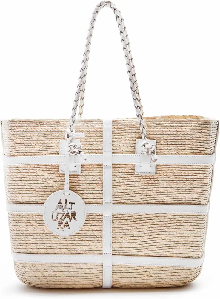 Amazon.com: Watermill Tote E/W, OS, Natural/White : Luxury Stores | Amazon (US)