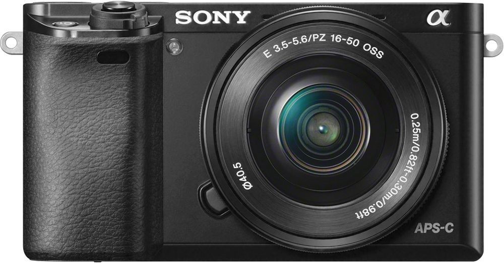 Sony Alpha a6000 Mirrorless Camera with 16-50mm Retractable Lens Black ILCE6000L/B - Best Buy | Best Buy U.S.